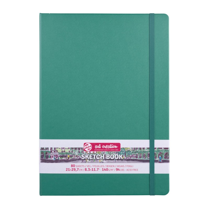 Talens : Art Creation : Çizim & Eskiz Defteri : 21 x 29,7 : 140 gr : 80 Yaprak : Forest Green