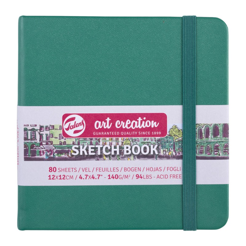 Talens : Art Creation : Çizim & Eskiz Defteri : 12 x 12 : 140 gr : 80 Yaprak : Forest Green