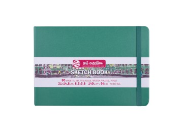 Talens : Art Creation : Çizim & Eskiz Defteri : 14,8 x 21 : 140 gr : 80 Yaprak : Forest Green