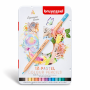 Bruynzeel : Expression : Kuru Boya Kalem Seti : 12 Renk : Pastel Shades (Metal Kutu)