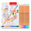 Bruynzeel : Expression : Kuru Boya Kalem Seti : 12 Renk : Pastel Shades (Metal Kutu)