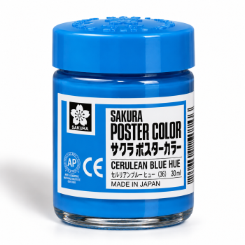 Sakura : Poster Color : Guaj Boya : 30 ml : Cerulean Blue Hue