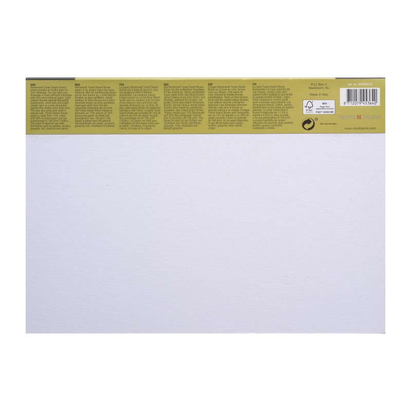 Rembrandt : Renkli Çizim Defteri : Desert Brown : A4 : 180 gr : 50 Yaprak