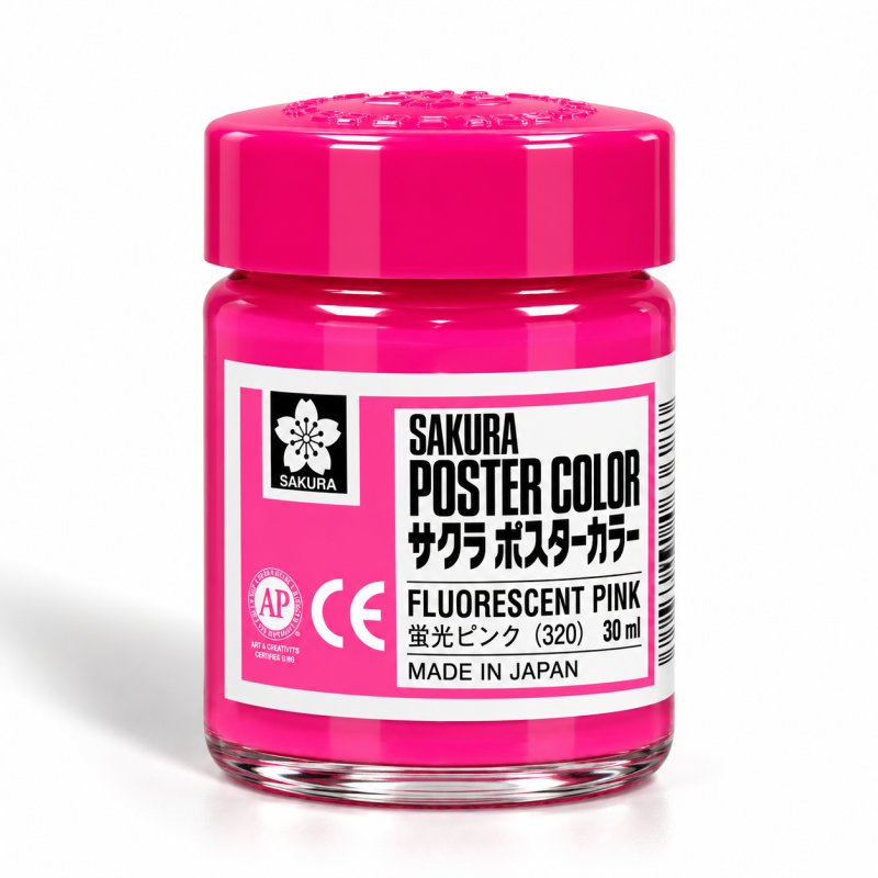 Sakura : Poster Color : Guaj Boya : 30 ml : Fluorescent Pink