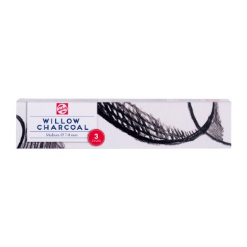 Talens : Charcoal : Medium : 3 Parça