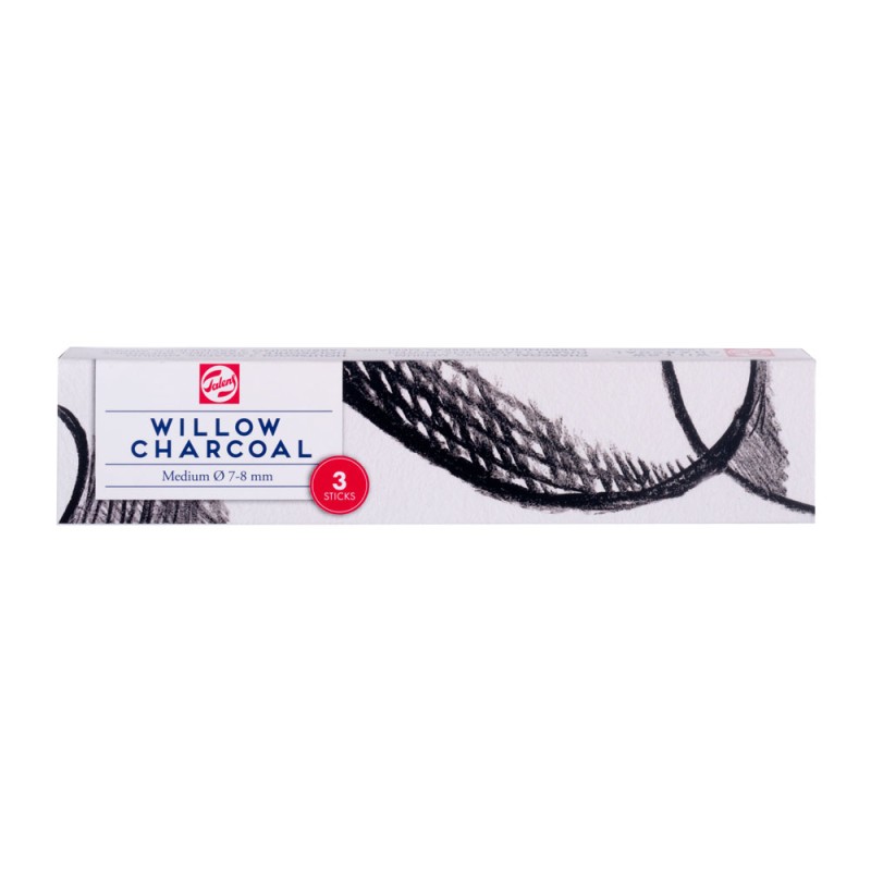 Talens : Charcoal : Medium : 3 Parça