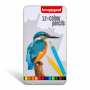 Bruynzeel : Kuru Boya Kalem Seti : 12 Renk : Kingfisher (Metal Kutu)