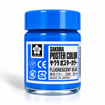 Sakura : Poster Color : Guaj Boya : 30 ml : Fluorescent Blue