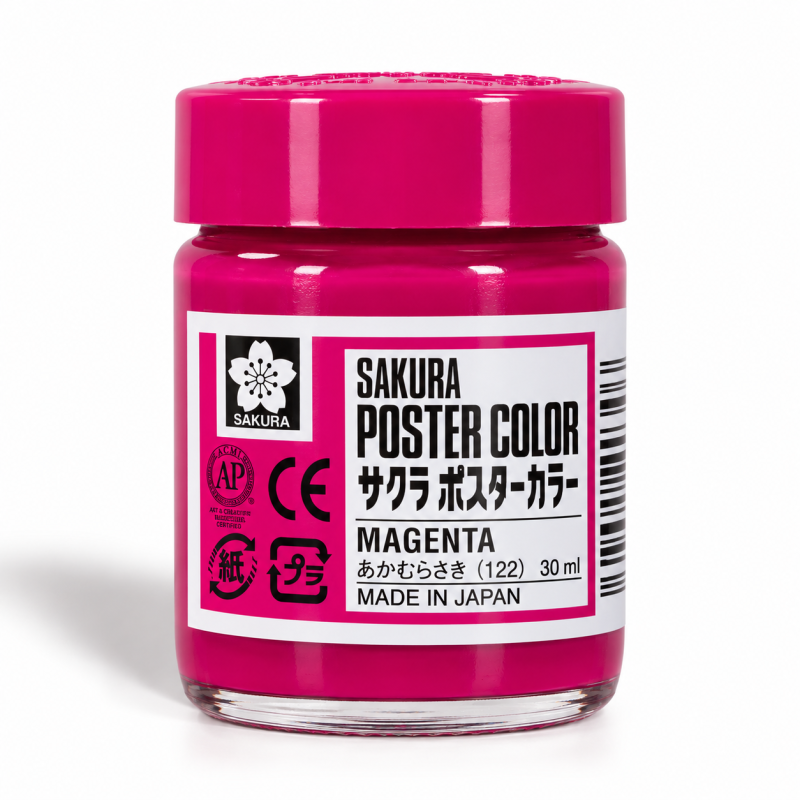 Sakura : Poster Color : Guaj Boya : 30 ml : Magenta