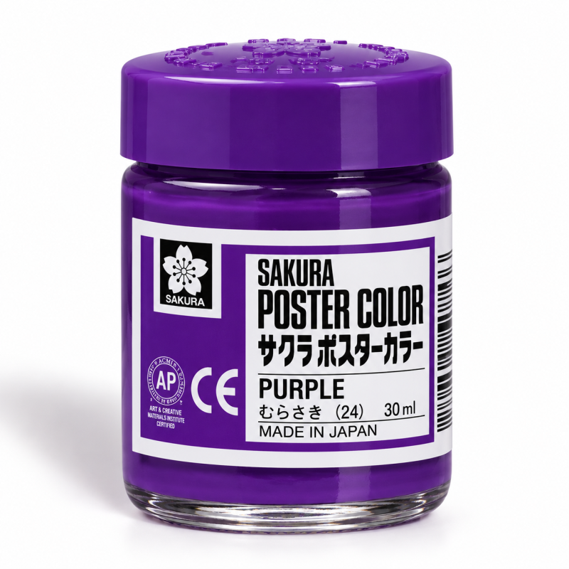 Sakura : Poster Color : Guaj Boya : 30 ml : Purple