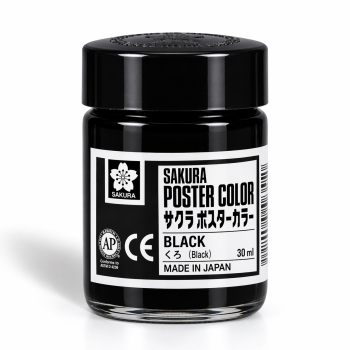 Sakura : Poster Color : Guaj Boya : 30 ml : Black