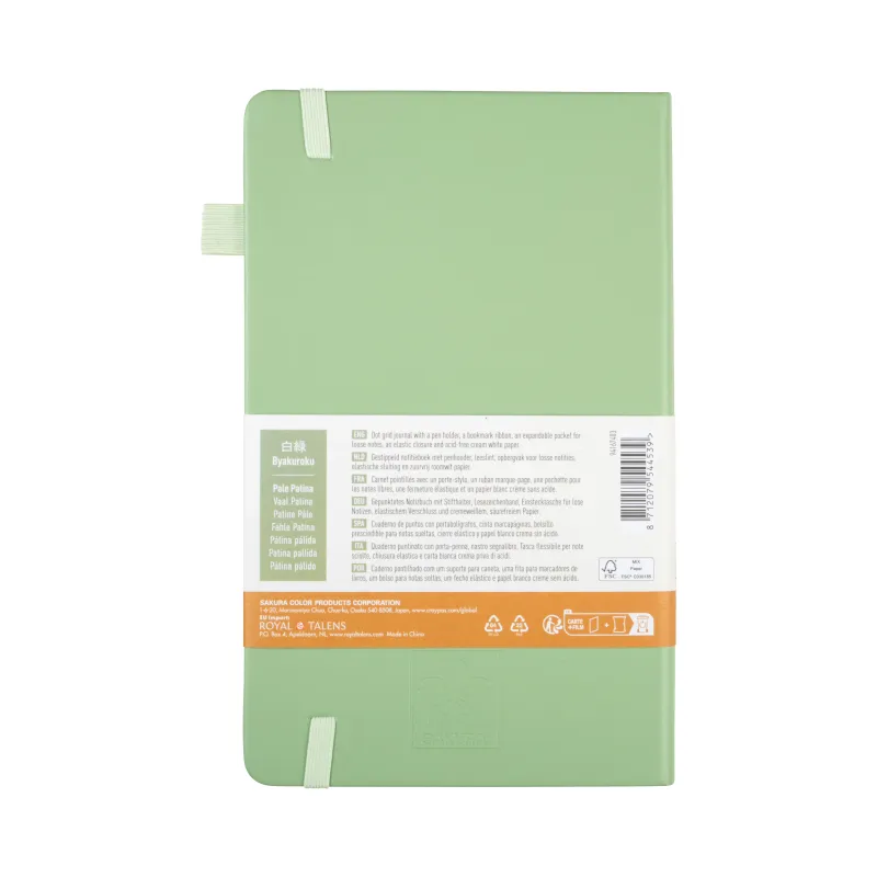 Sakura : Noktalı Eskiz & Çizim Not Defteri : Pastel Yeşil : 13 x 21 : 140 gr : 80 Yaprak