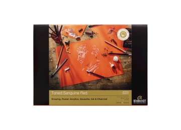 Rembrandt : Renkli Çizim Defteri : Sanguine Red : A4 : 180 gr : 50 Yaprak