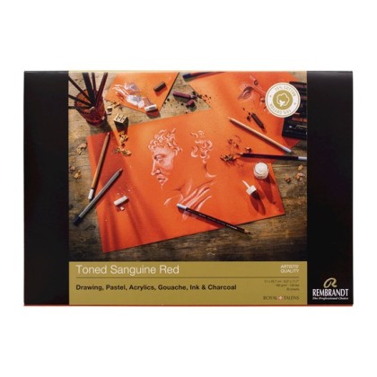 Rembrandt : Renkli Çizim Defteri : Sanguine Red : A4 : 180 gr : 50 Yaprak