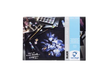 Van Gogh : Sulu Boya Bloğu : Siyah : A4 : 360 gr : 12 Yaprak