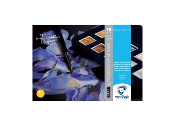 Van Gogh : Sulu Boya Bloğu : Siyah : Postcard : 360 gr : 10 Yaprak