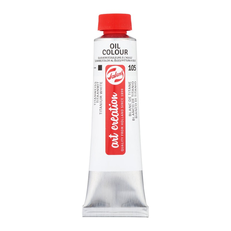 Talens : Art Creation : Yağlı Boya : 40 ml : Titanium White (Safflower Oil)
