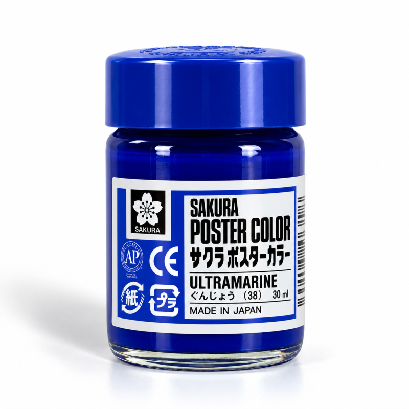 Sakura : Poster Color : Guaj Boya : 30 ml : Ultramarine