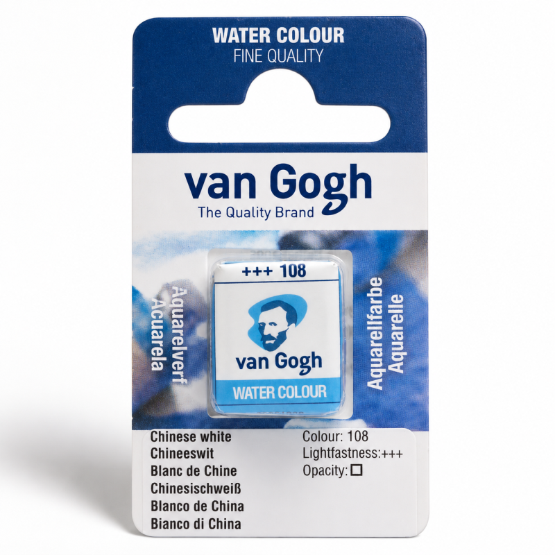 Van Gogh : Yarım Tablet Sulu Boya : Chinese White
