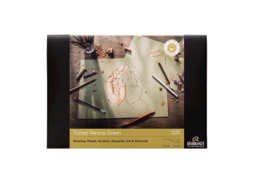 Rembrandt : Renkli Çizim Defteri : Verona Green : A3 : 180 gr : 50 Yaprak