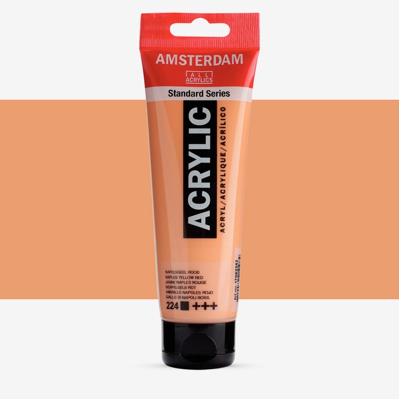 Amsterdam : Standart Akrilik Boya : 120 ml : Naples Yellow Red