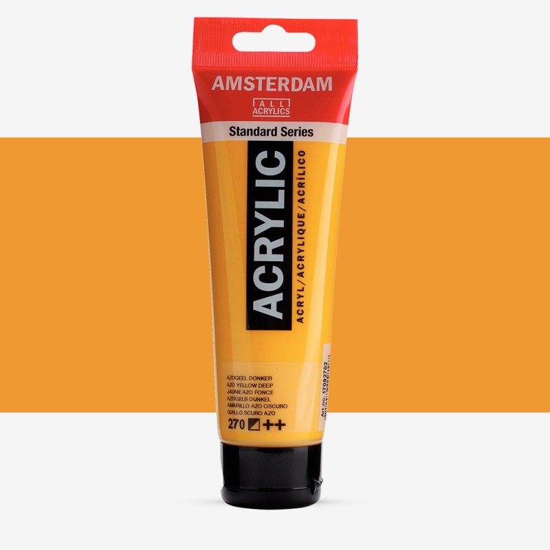 Amsterdam : Standart Akrilik Boya : 120 ml : Azo Yellow Deep