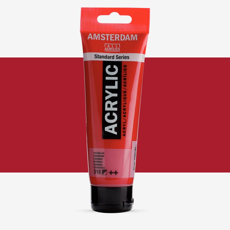 Amsterdam : Standart Akrilik Boya : 120 ml : Carmine