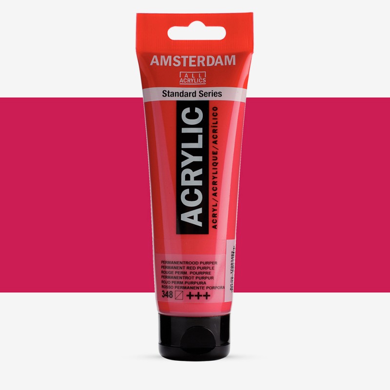 Amsterdam : Standart Akrilik Boya : 120 ml : Permanent Red Purple