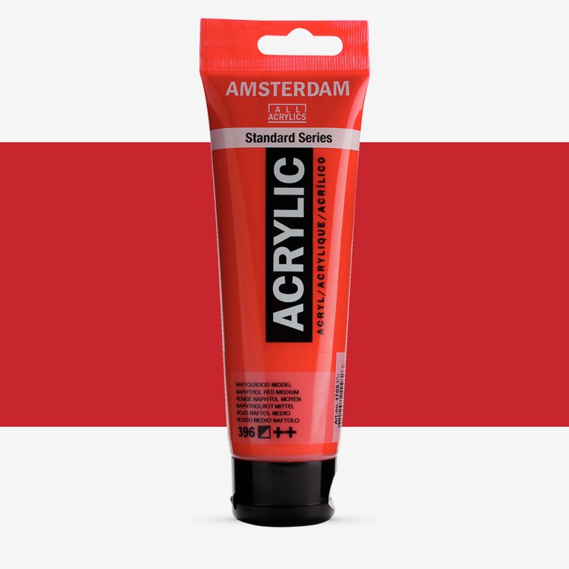 Amsterdam : Standart Akrilik Boya : 120 ml : Naphthol Red Medium