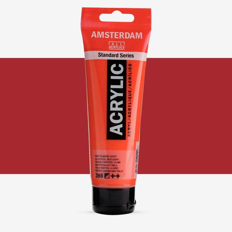 Amsterdam : Standart Akrilik Boya : 120 ml : Naphthol Red Light