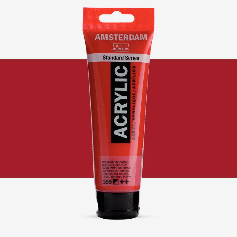 Amsterdam : Standart Akrilik Boya : 120 ml : Naphthol Red Deep