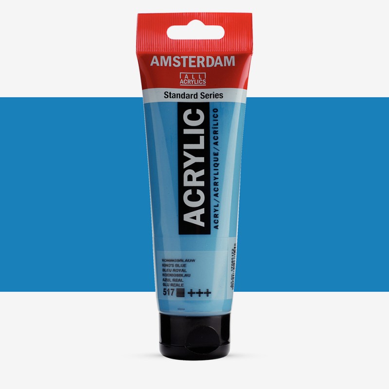 Amsterdam : Standart Akrilik Boya : 120 ml : King's Blue