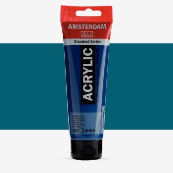 Amsterdam : Standart Akrilik Boya : 120 ml : Greenish Blue