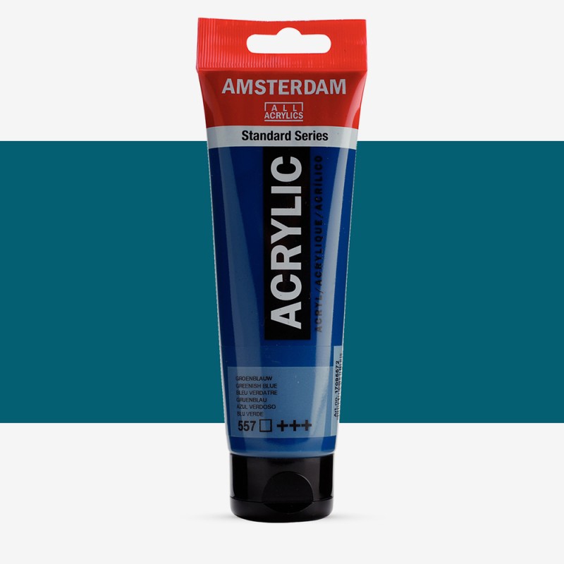 Amsterdam : Standart Akrilik Boya : 120 ml : Greenish Blue