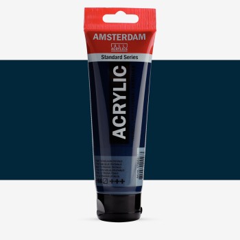 Amsterdam : Standart Akrilik Boya : 120 ml : Prussian Blue (Phthalo)