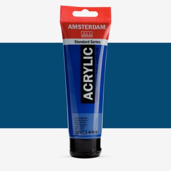 Amsterdam : Standart Akrilik Boya : 120 ml : Phthalo Blue