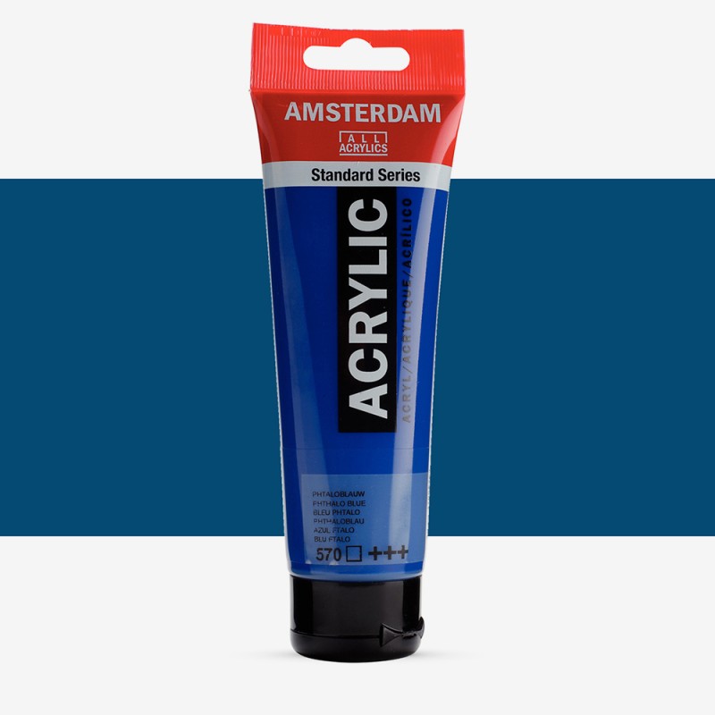 Amsterdam : Standart Akrilik Boya : 120 ml : Phthalo Blue