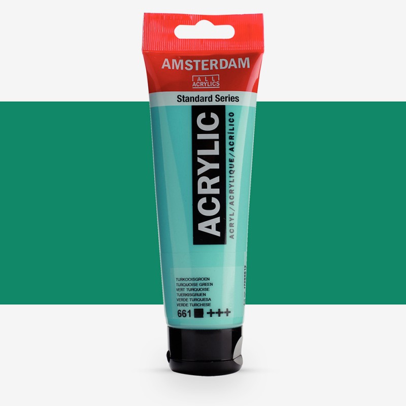 Amsterdam : Standart Akrilik Boya : 120 ml : Turquoise Green