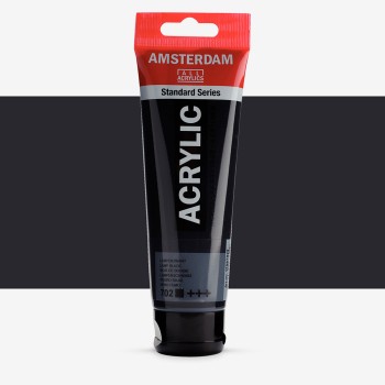 Amsterdam : Standart Akrilik Boya : 120 ml : Lamp Black