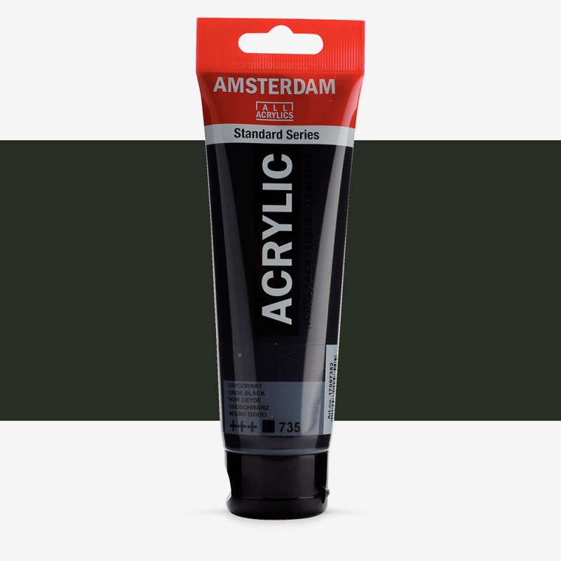 Amsterdam : Standart Akrilik Boya : 120 ml : Oxide Black