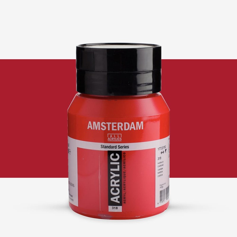 Amsterdam : Standart Akrilik Boya : 500 ml : Carmine