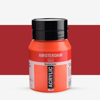 Amsterdam : Standart Akrilik Boya : 500 ml : Naphthol Red Light