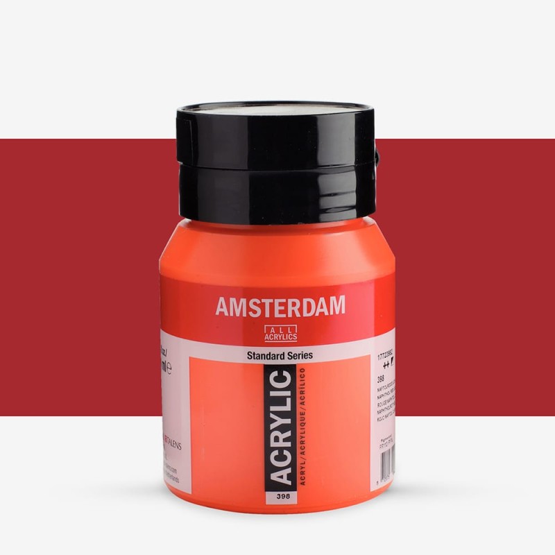 Amsterdam : Standart Akrilik Boya : 500 ml : Naphthol Red Light