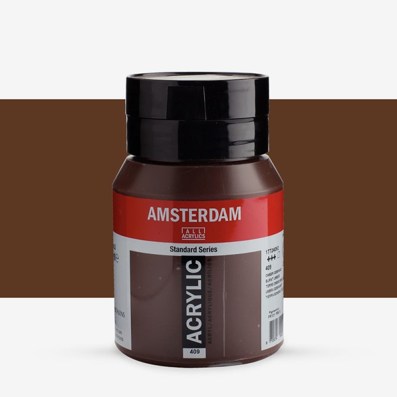 Amsterdam : Standart Akrilik Boya : 500 ml : Burnt Umber