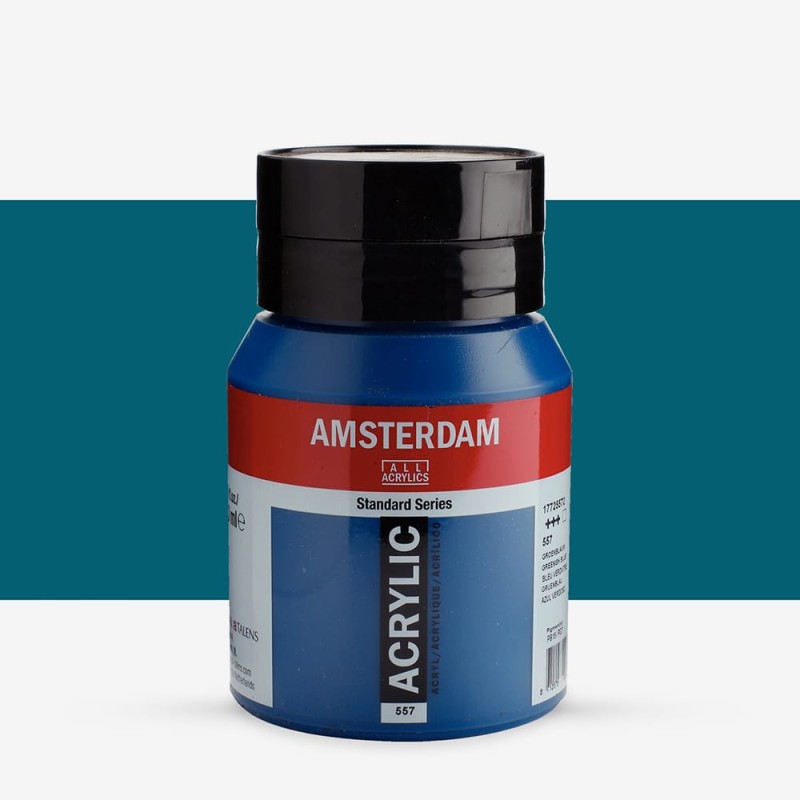 Amsterdam : Standart Akrilik Boya : 500 ml : Greenish Blue
