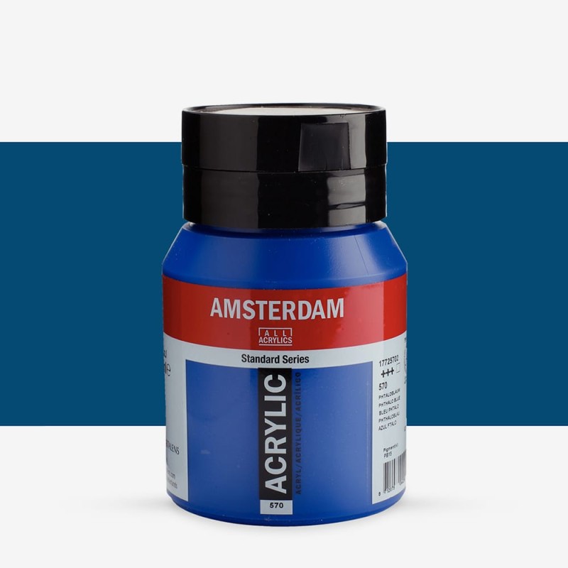Amsterdam : Standart Akrilik Boya : 500 ml : Phthalo Blue