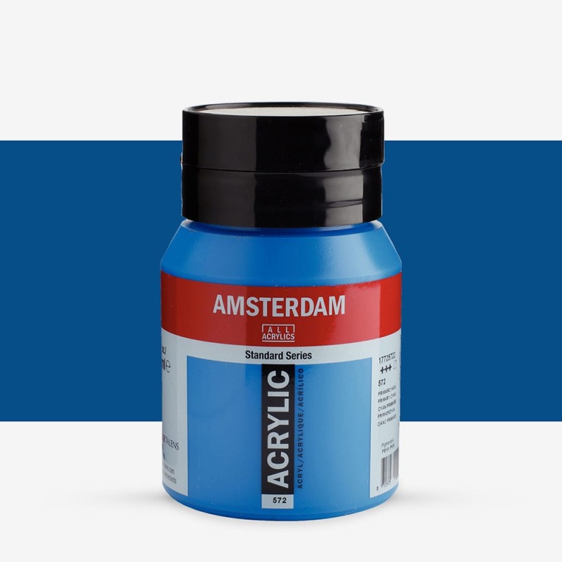 Amsterdam : Standart Akrilik Boya : 500 ml : Primary Cyan