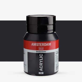 Amsterdam : Standart Akrilik Boya : 500 ml : Lamp Black