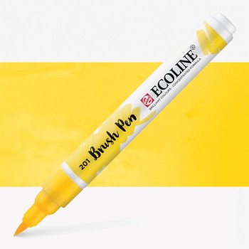 Talens : Ecoline : Fırça Uçlu Kalem : Light Yellow