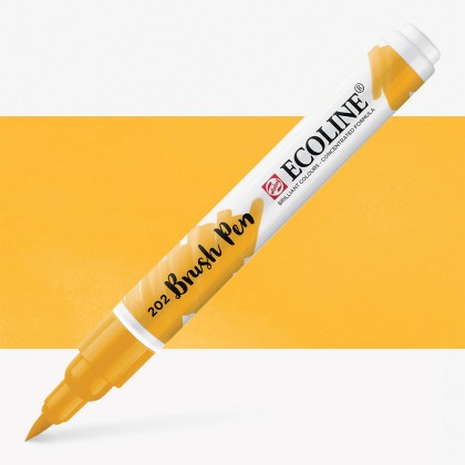 Talens : Ecoline : Fırça Uçlu Kalem : Deep Yellow